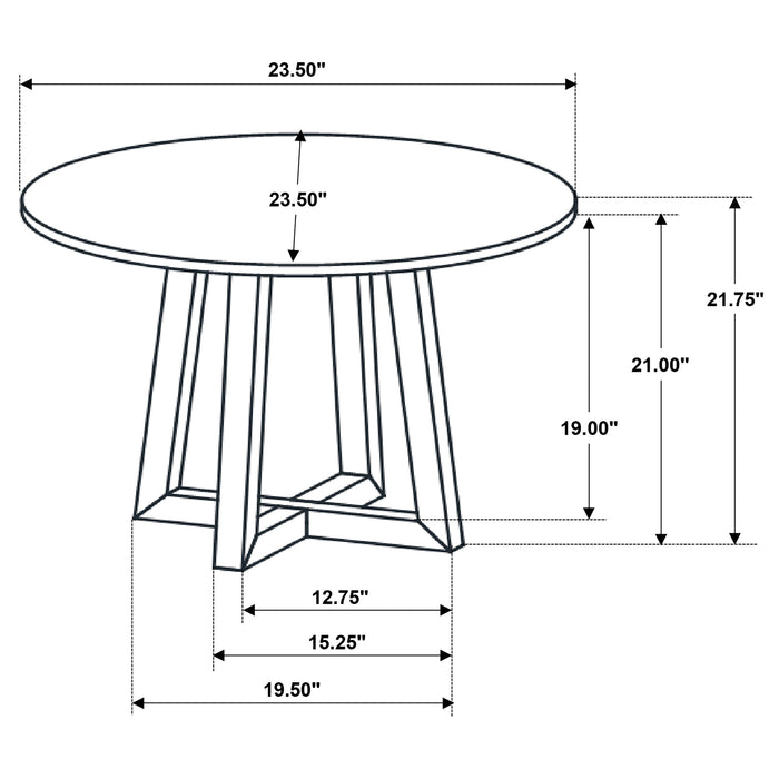 Skylark 3-piece SmartTop Coffee and End Table Set Black