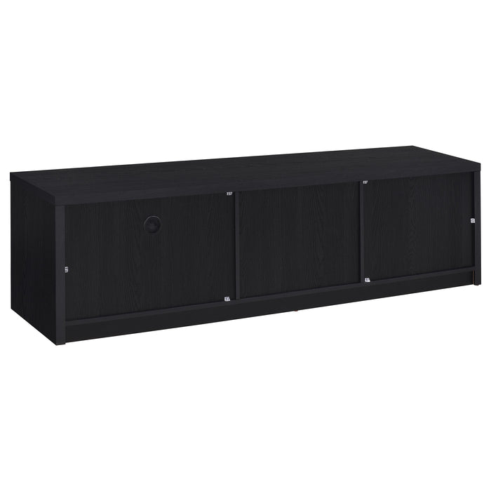 Murray 70-inch 2-door TV Stand Media Console Black