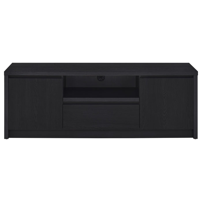 Winfield 60-inch 2-door TV Stand Media Console Black