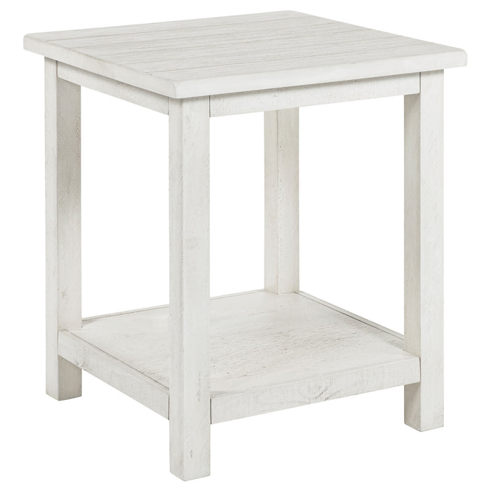 Payne 2-piece Coffee and End Table Set Distressed White