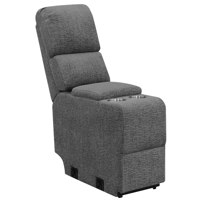 Bahrain 5-piece Power Home Theater Seating Charcoal