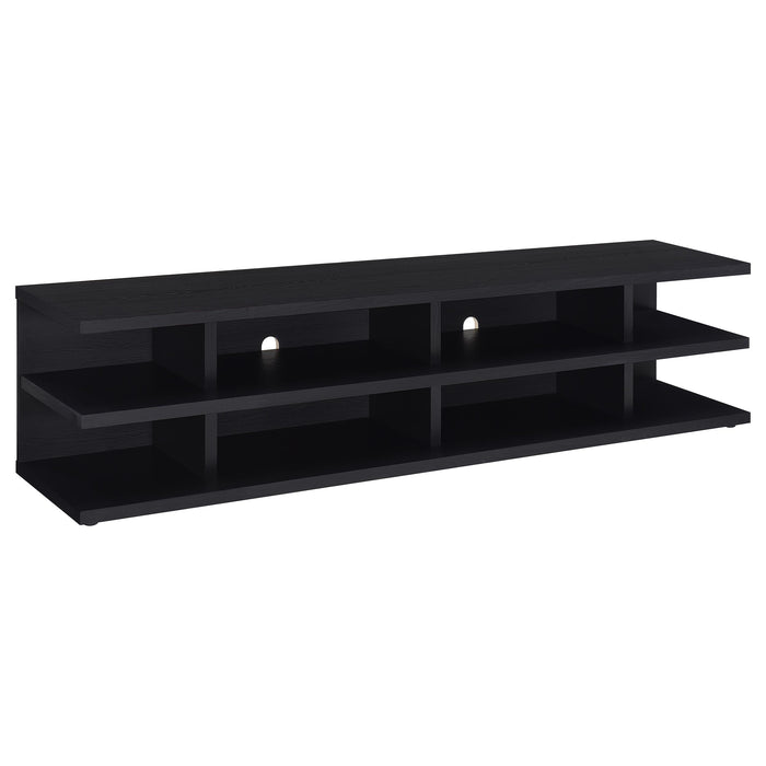 Cartmill 78-inch 2-tier TV Stand Media Console Black